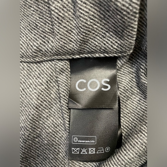 COS Wool-Blend Wide-Leg Trousers - Size 2 - Picture 2 of 9